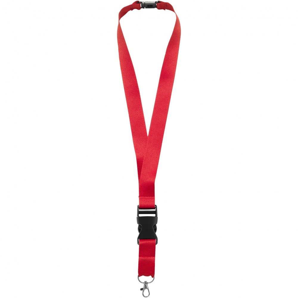 Logotrade corporate gift picture of: Yogi lanyard detachable buckle break-away closure