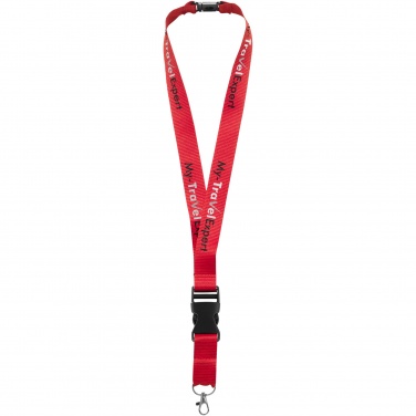 Logo trade promotional gift photo of: Yogi lanyard detachable buckle break-away closure