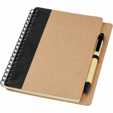 Logotrade promotional giveaway picture of: Priestly recycled notebook with pen