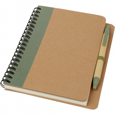 Logo trade advertising product photo of: Priestly recycled notebook with pen