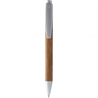 Logo trade promotional giveaways picture of: Borneo bamboo ballpoint pen