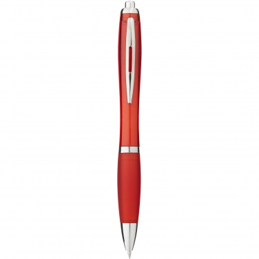 Logotrade corporate gift image of: Nash ballpoint pen with coloured barrel and grip
