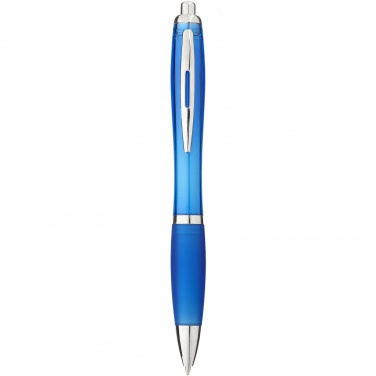 Logotrade corporate gift picture of: Nash ballpoint pen with coloured barrel and grip