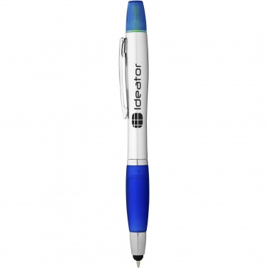 Logo trade promotional gifts picture of: Nash stylus ballpoint pen and highlighter