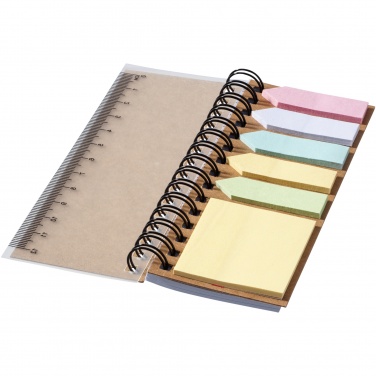 Logotrade business gifts photo of: Spinner spiral notebook with coloured sticky notes