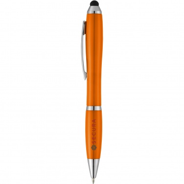 Logotrade business gifts photo of: Nash stylus ballpoint pen with coloured grip