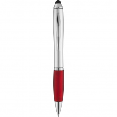 Logotrade promotional item image of: Nash stylus ballpoint with coloured grip