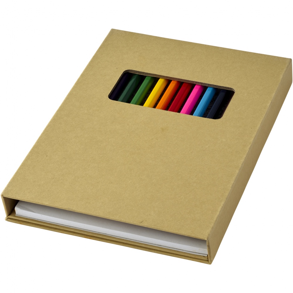 Logotrade promotional gifts photo of: Pablo colouring set with drawing paper
