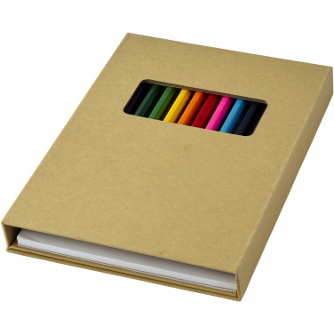 Logotrade promotional merchandise picture of: Pablo colouring set with drawing paper
