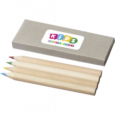 Logotrade promotional gifts photo of: Tullik 4-piece coloured pencil set