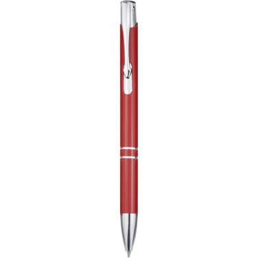 Logo trade advertising product photo of: Moneta aluminium click ballpoint pen (blue ink)