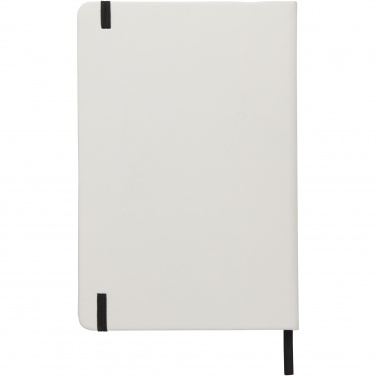 Logotrade business gifts photo of: Spectrum A5 white notebook with coloured strap