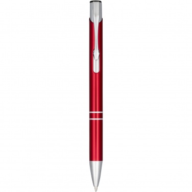 Logo trade advertising products picture of: Moneta anodized aluminium click ballpoint pen