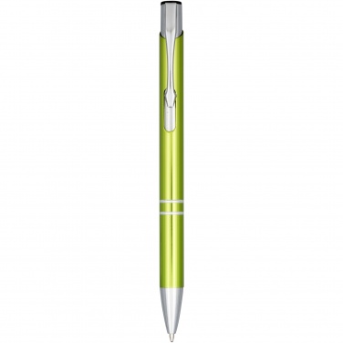 Logo trade advertising product photo of: Moneta anodized aluminium click ballpoint pen