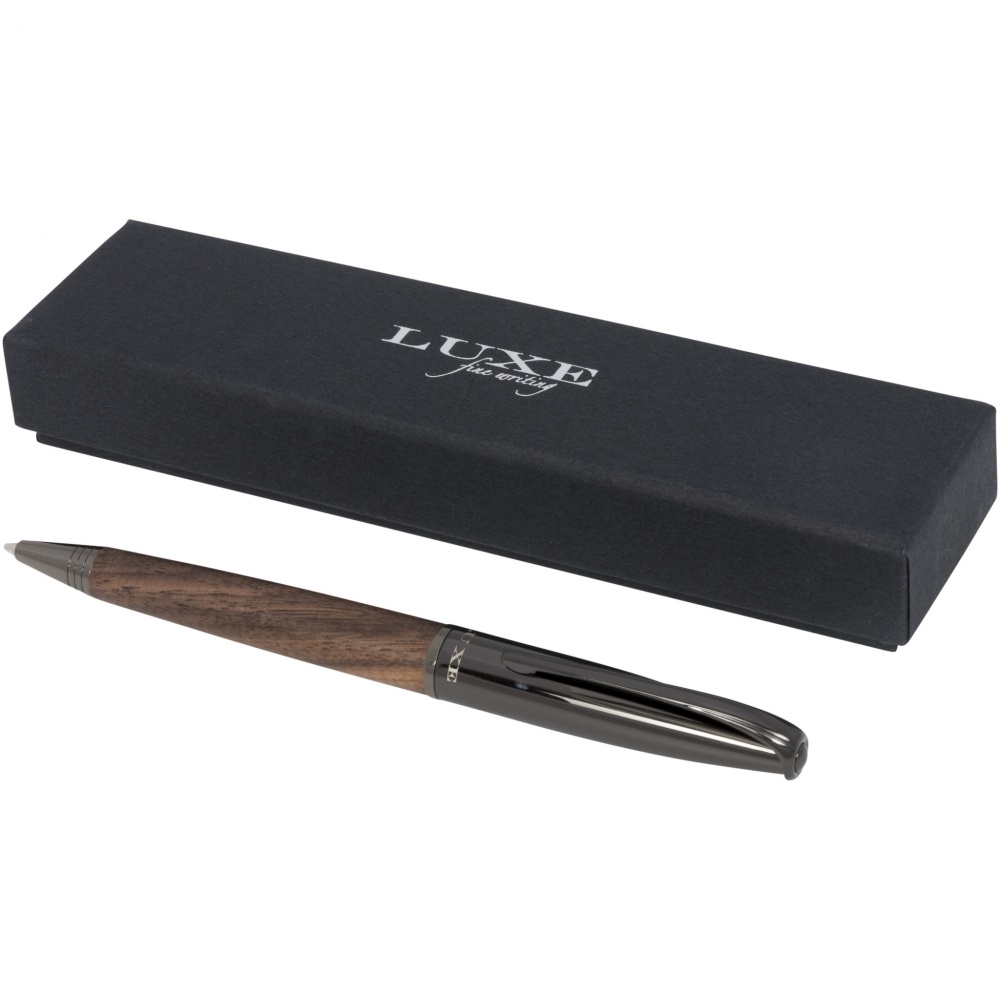 Logo trade promotional product photo of: Loure wood barrel ballpoint pen