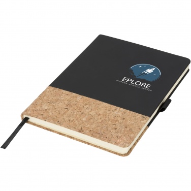 Logo trade promotional items image of: Evora A5 cork thermo PU notebook