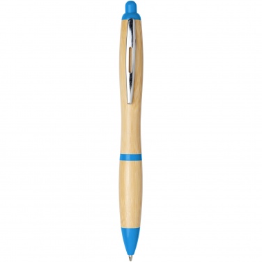 Logo trade promotional gift photo of: Nash bamboo ballpoint pen
