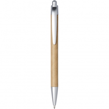 Logo trade business gifts image of: Tiflet recycled paper ballpoint pen