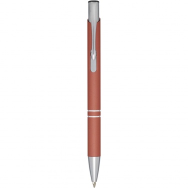 Logotrade promotional item picture of: Moneta soft touch ballpoint pen