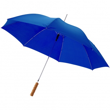 Logo trade promotional items image of: Lisa 23" auto open umbrella with wooden handle