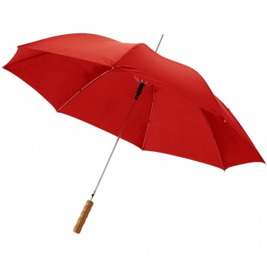Logo trade promotional gift photo of: Lisa 23" auto open umbrella with wooden handle