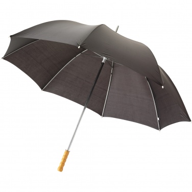 Logo trade business gift photo of: Karl 30" golf umbrella with wooden handle