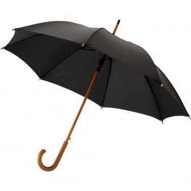 Logotrade promotional merchandise photo of: Kyle 23" auto open umbrella wooden shaft and handle
