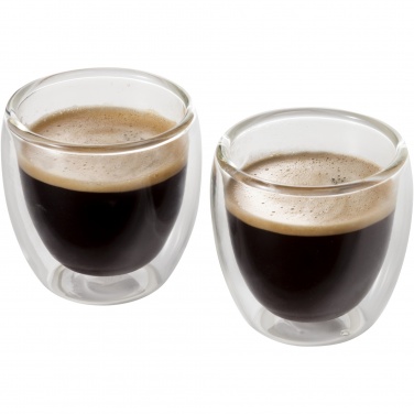Logotrade promotional giveaways photo of: Boda 2-piece glass espresso cup set