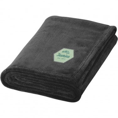 Logo trade promotional merchandise photo of: Bay extra soft coral fleece plaid blanket