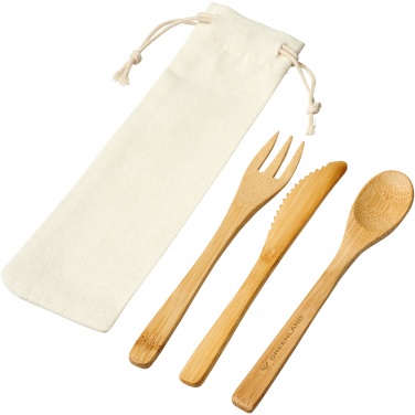 Logotrade promotional products photo of: Celuk bamboo cutlery set