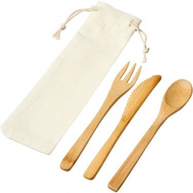 Logotrade business gifts photo of: Celuk bamboo cutlery set