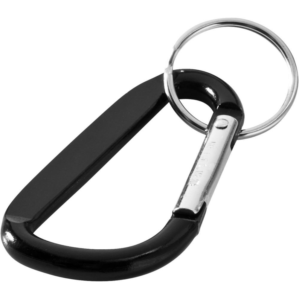 Logo trade promotional merchandise picture of: Timor carabiner keychain