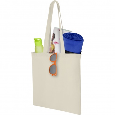 Logotrade promotional gift image of: Carolina 100 g/m² cotton tote bag 7L