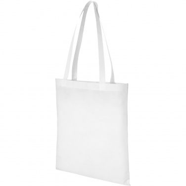 Logo trade promotional items image of: Zeus large non-woven convention tote bag 6L