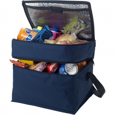 Logo trade promotional items image of: Oslo 2-zippered compartments cooler bag 13L