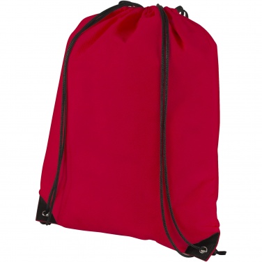 Logo trade promotional gifts image of: Evergreen non-woven drawstring bag 5L