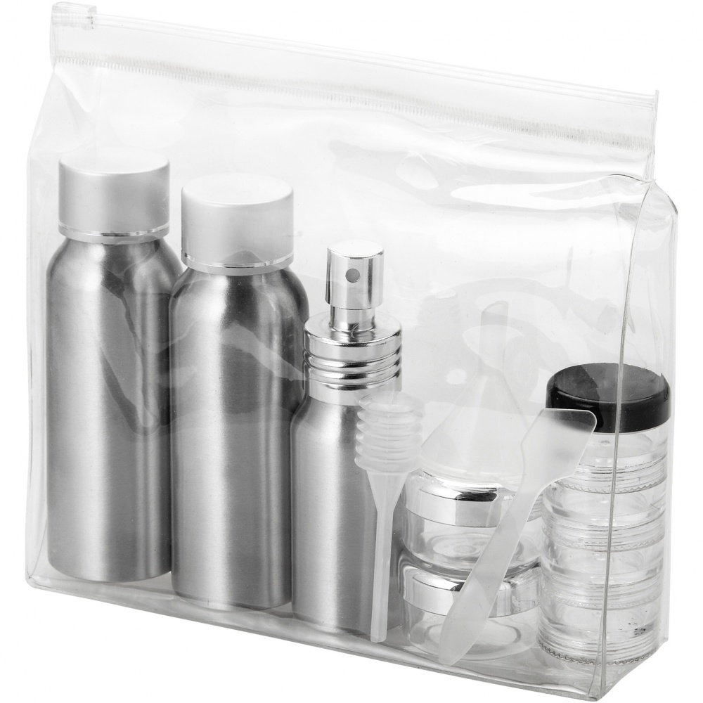 Logo trade promotional merchandise picture of: Frankfurt airline approved travel bottle set
