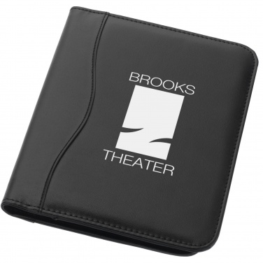 Logo trade business gifts image of: Ebony A5 portfolio