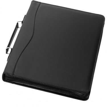 Logo trade advertising products picture of: Ebony A4 briefcase portfolio