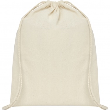 Logo trade advertising products image of: Oregon 100 g/m² cotton drawstring bag 5L