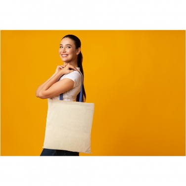 Logotrade advertising product image of: Nevada 100 g/m² cotton tote bag coloured handles 7L