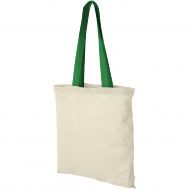 Logo trade promotional gift photo of: Nevada 100 g/m² cotton tote bag coloured handles 7L
