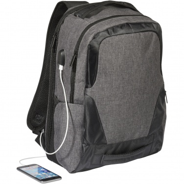 Logo trade advertising products image of: Overland 17" TSA laptop backpack 18L