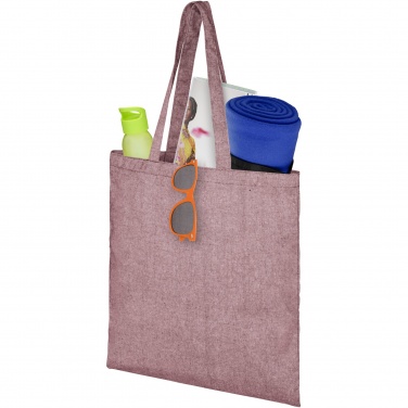 Logo trade promotional giveaways image of: Pheebs 150 g/m² recycled tote bag 7L
