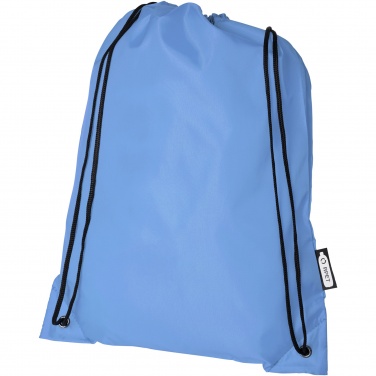 Logo trade promotional items image of: Oriole RPET drawstring bag 5L