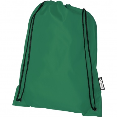 Logo trade promotional merchandise image of: Oriole RPET drawstring bag 5L