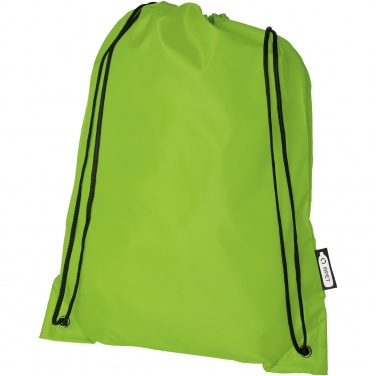 Logo trade promotional gifts picture of: Oriole RPET drawstring bag 5L
