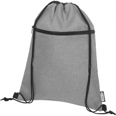 Logo trade advertising products picture of: Ross RPET drawstring bag 5L