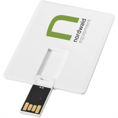Logotrade promotional gift picture of: Slim card-shaped 2GB USB flash drive