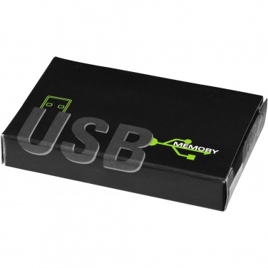 Logo trade corporate gifts image of: Slim card-shaped 4GB USB flash drive